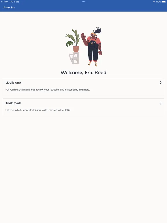 Time by Wagepoint iPad  Screenshots