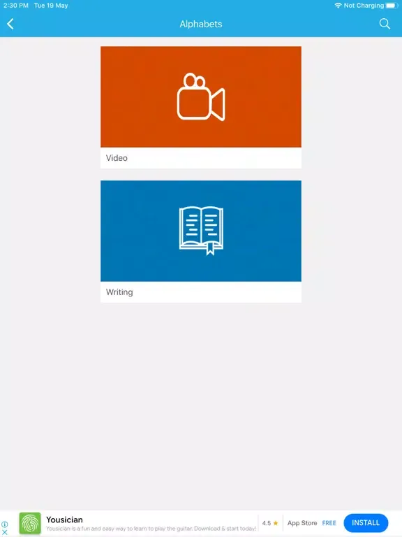 Capturas de tela do GoLearningBus University iPad 