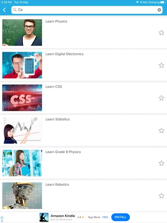 Capturas de tela do GoLearningBus University