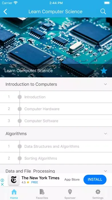 Capturas de tela do GoLearningBus University