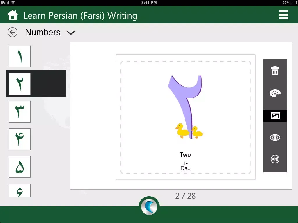 Capturas de pantalla de Learn Persian (Farsi) Writing by WAGmob iPad 
