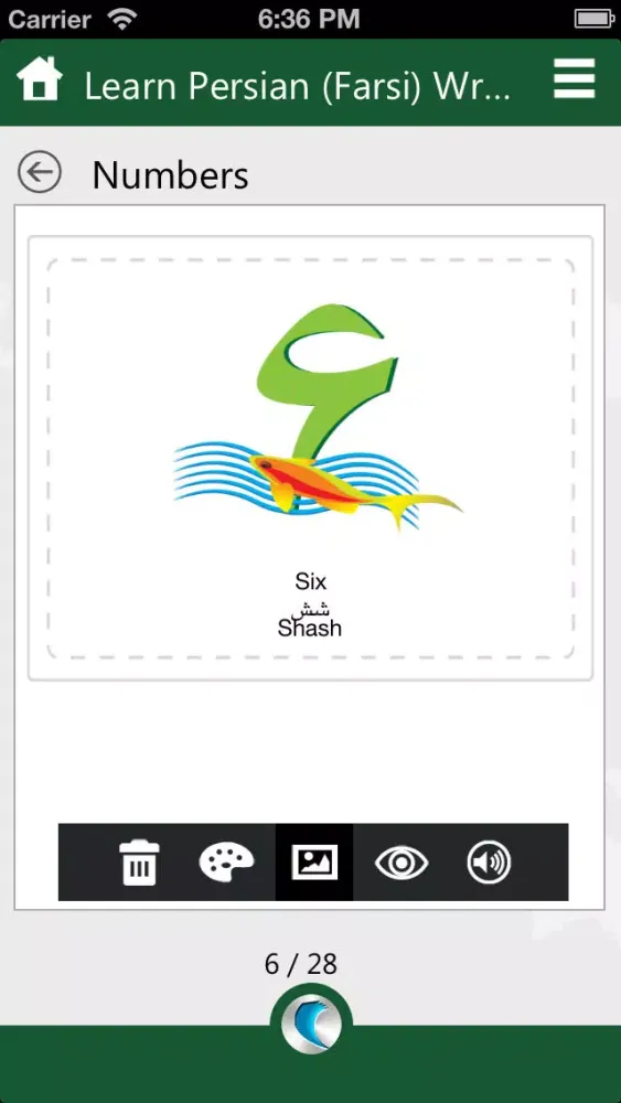 Capturas de pantalla de Learn Persian (Farsi) Writing by WAGmob