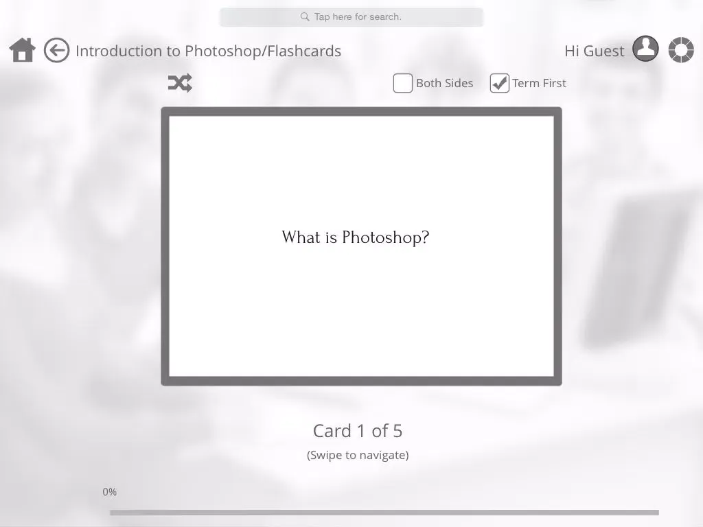 Zrzuty ekranu Learn Design for Photoshop, Illustrator and Fireworks by GoLearningBus iPad 