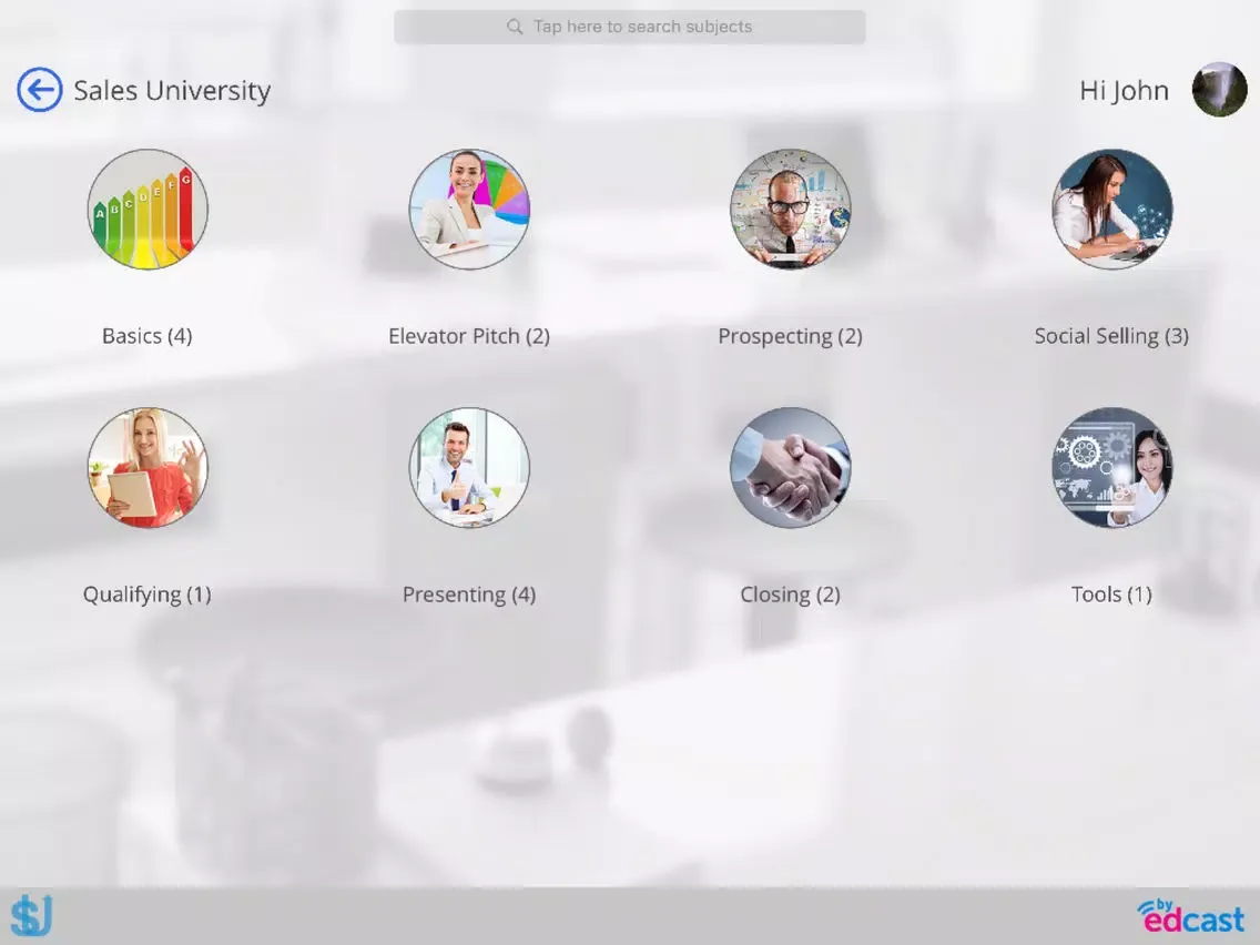 Sales University iPad  Screenshots