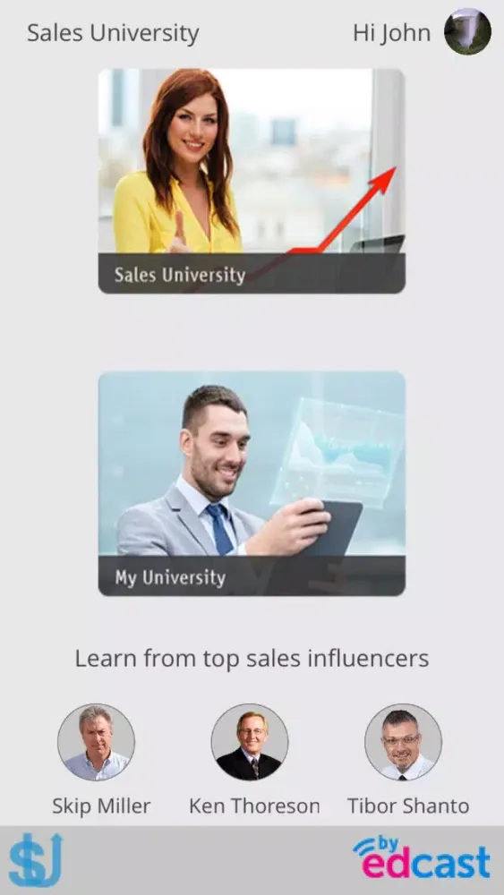 Sales University Screenshots