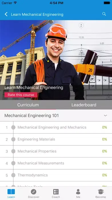Zrzuty ekranu Learn Mechanical Engineering