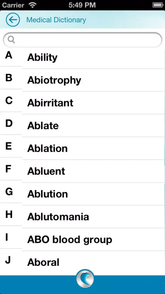 Medical Dictionary- A simpleNeasyApp by WAGmob Screenshots