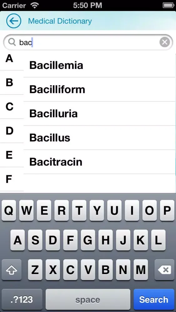 Medical Dictionary- A simpleNeasyApp by WAGmob Screenshots