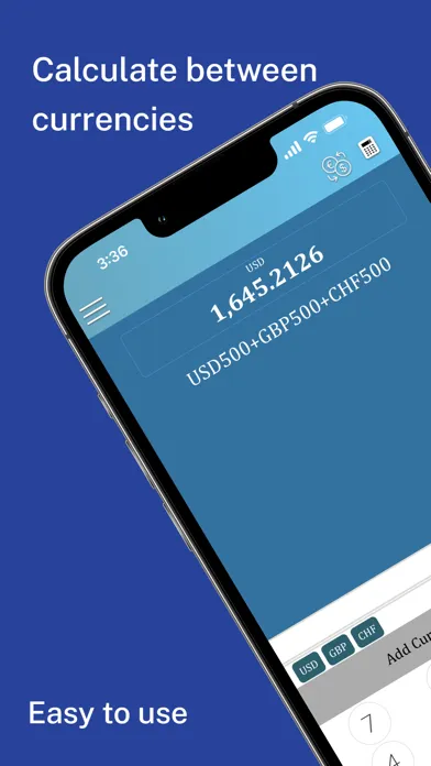 ภาพหน้าจอของ iExchange: Crypto Calculator