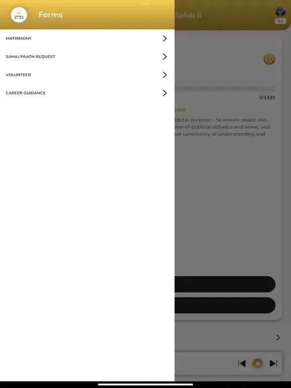 Waheguru Bliss iPad 应用截图