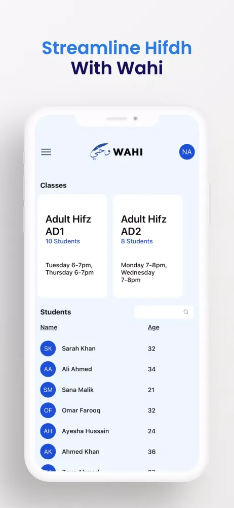 Zrzuty ekranu Wahi