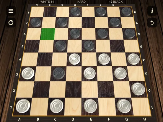 Tangkapan layar Checkers - Two player iPad 