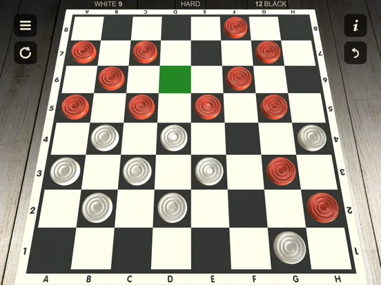 Tangkapan layar Checkers - Two player iPad 