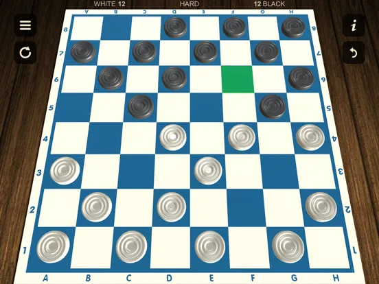 Tangkapan layar Checkers - Two player iPad 