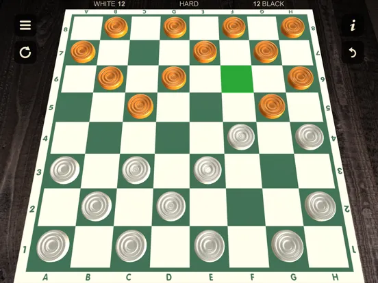Tangkapan layar Checkers - Two player iPad 