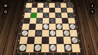 Tangkapan layar Checkers - Two player