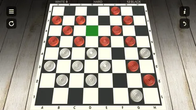 Tangkapan layar Checkers - Two player