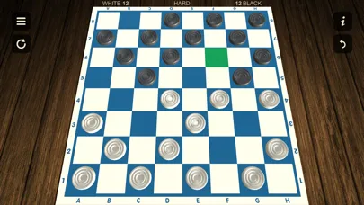 Tangkapan layar Checkers - Two player