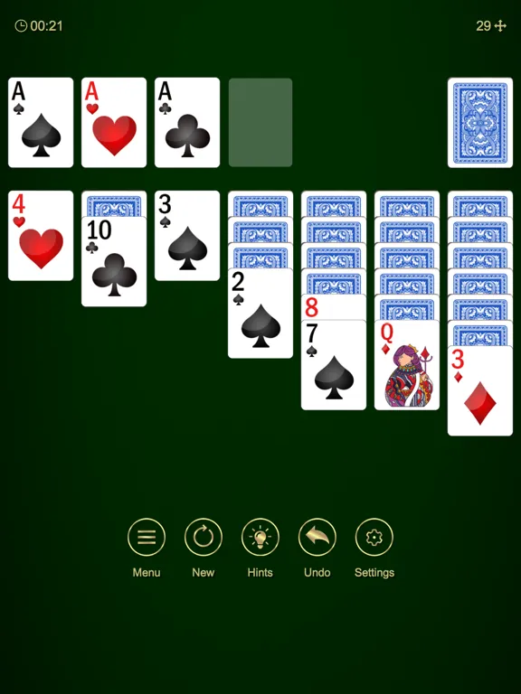 Zrzuty ekranu Solitaire Classic iPad 