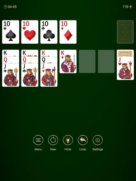 Zrzuty ekranu Solitaire Classic iPad 