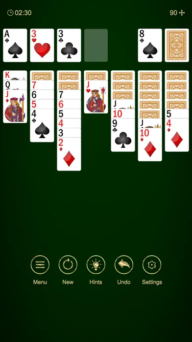 Zrzuty ekranu Solitaire Classic
