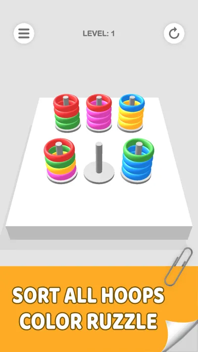 Ảnh chụp màn hình của Ring Stack - Color Sort