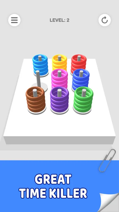 Ảnh chụp màn hình của Ring Stack - Color Sort