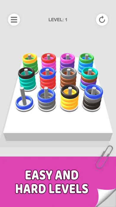 Ảnh chụp màn hình của Ring Stack - Color Sort