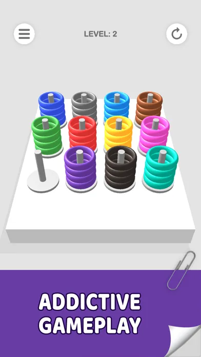 Ảnh chụp màn hình của Ring Stack - Color Sort