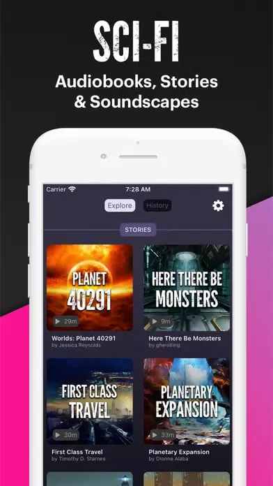 Zrzuty ekranu Wahlbeck: Sci-Fi Audiobooks