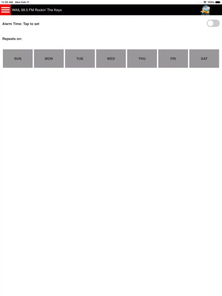 WAIL 99.5 iPad  Ekran Görüntüleri