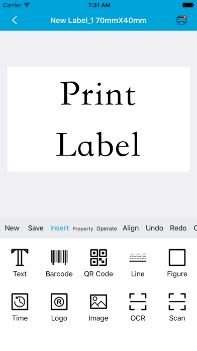 Print Label应用截图