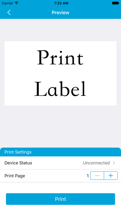 Print Label应用截图