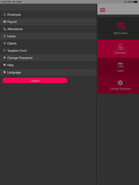 Reckon Self Service iPad  Screenshots