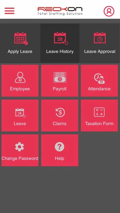 Reckon Self Service Screenshots