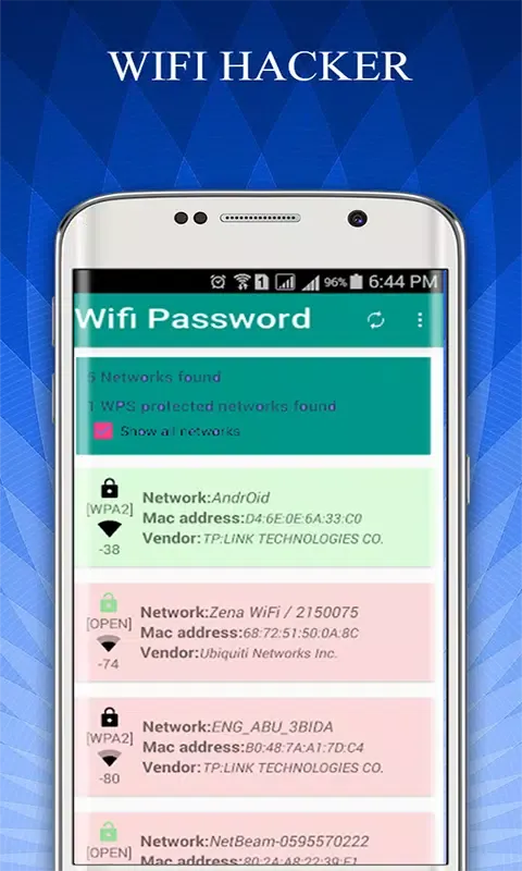 ภาพหน้าจอของ Wifi Password