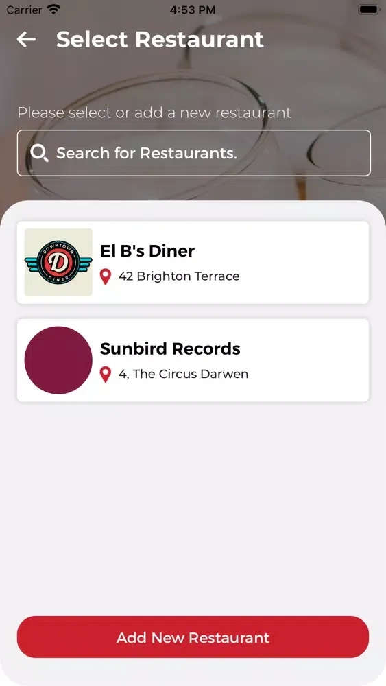 Waitr-Phone to Table Ordering Screenshots