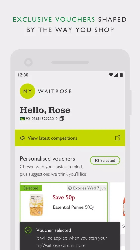 Waitrose应用截图