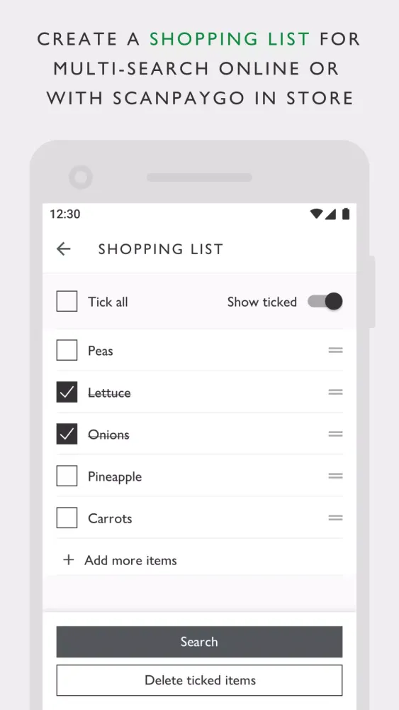 Waitrose应用截图