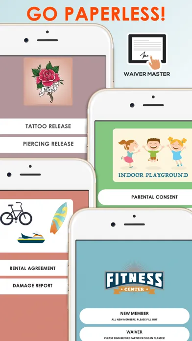Waiver Master: Paperless Cloud سکرین شاٹس