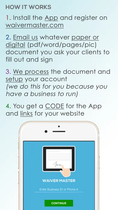 Waiver Master: Paperless Cloud سکرین شاٹس