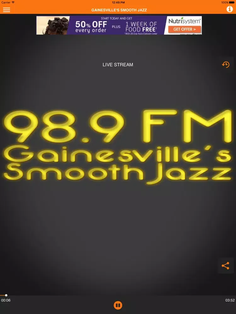 Captures d'écran de Smooth Jazz 98.9 FM iPad 