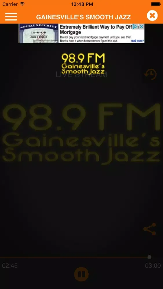 Captures d'écran de Smooth Jazz 98.9 FM