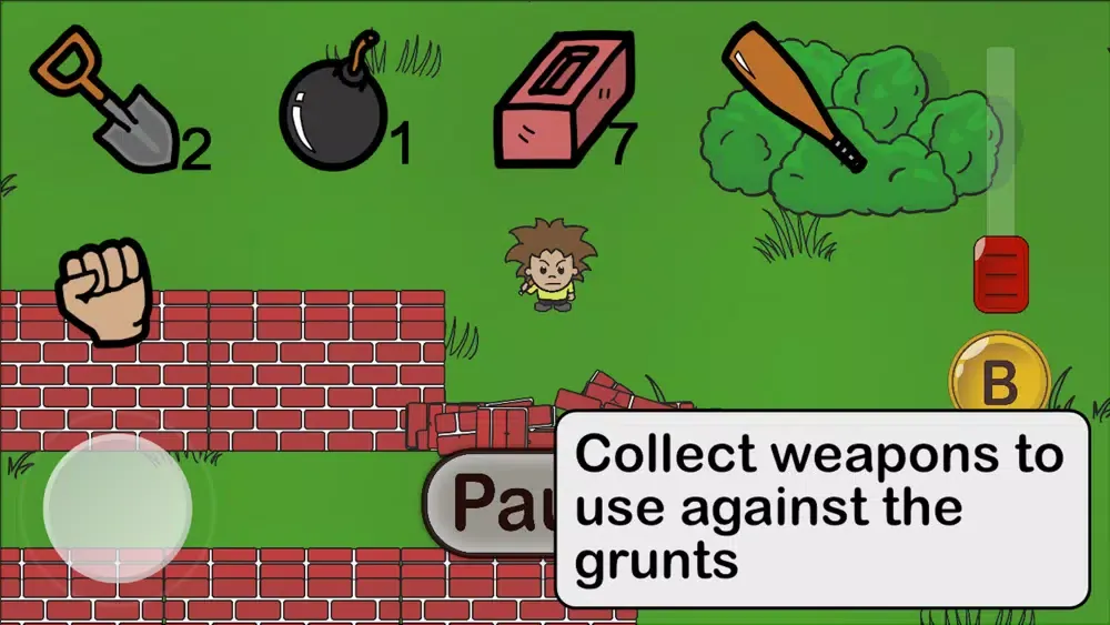 Tangkapan skrin Grunts