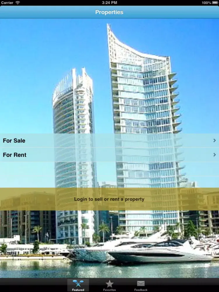 Lebanon Real Estate iPad 应用截图