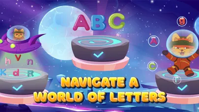 Ảnh chụp màn hình của CatABC a letters learning game