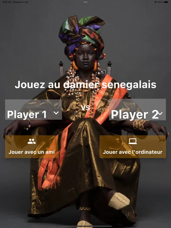 Capturas de tela do Damier senegal iPad 