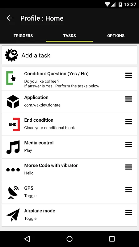 Droid Automation PRO Screenshots