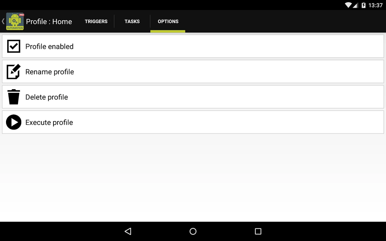 Droid Automation PRO Screenshots