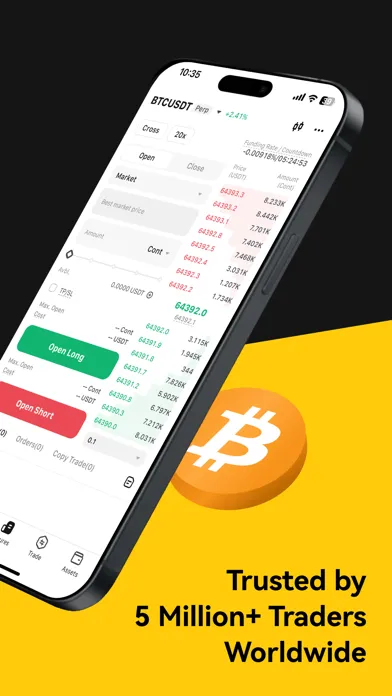 Captures d'écran de WEEX - Buy Bitcoin & Crypto